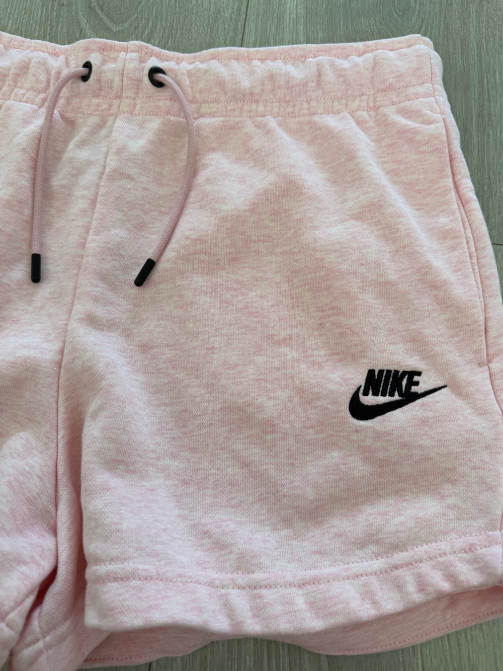 Nike Pink Women's Fleece Shorts - Picture 2 of 4